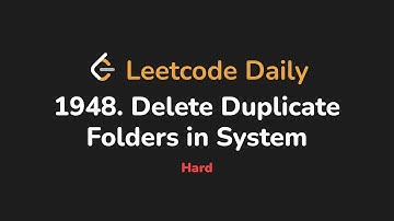 1948. Delete Duplicate Folders in System | Leetcode Daily - Python