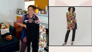 Attitudes by Renee Como Jersey Twist Neck 2-Pc Set on QVC