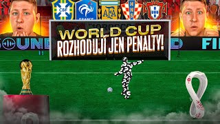 Kdyby WORLD CUP🏆 rozhodovaly jen PENALTY! [FIFA 23 Experiment]