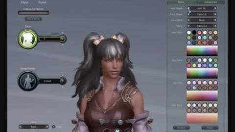 InfiniteAion Character Creation & Intro