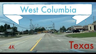 4K West Columbia TX - 1st Congress of The Republic of TX Was Convened Here
