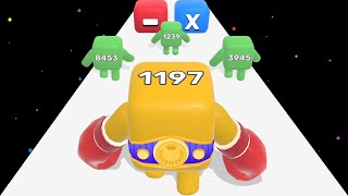 LEVEL UP 'Number Run 3D' - Number Game Run Race Stack Master Max Level New Update Part 02 screenshot 2