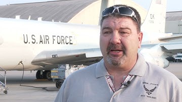 Former Crew Chief Bids Farewell to E-3 Sentry AWACS at Tinker Air Force Base
