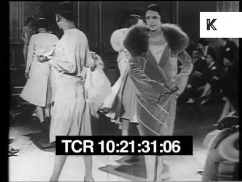 1920s Paris fashion show