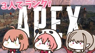【APEX】げまじょ3人でランクいく～！【にじさんじ/笹木咲】