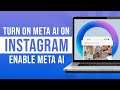 How to turn on meta ai on instagram tutorial