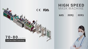 Suntech Automatic High Speed N95/FFP2/FFP3 Upgraded Mask Making Machine