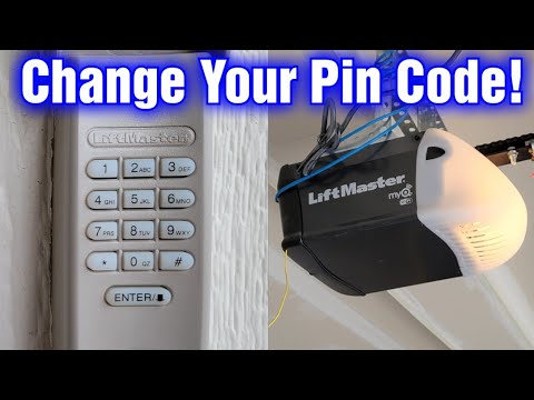 How To Change Your Keypad Pin Code On A, How To Change Code On Garage Door Keypad Chamberlain
