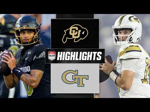 Colorado Buffaloes vs. Georgia Tech Yellow Jackets | Full Game Highlights | ESPN College Football