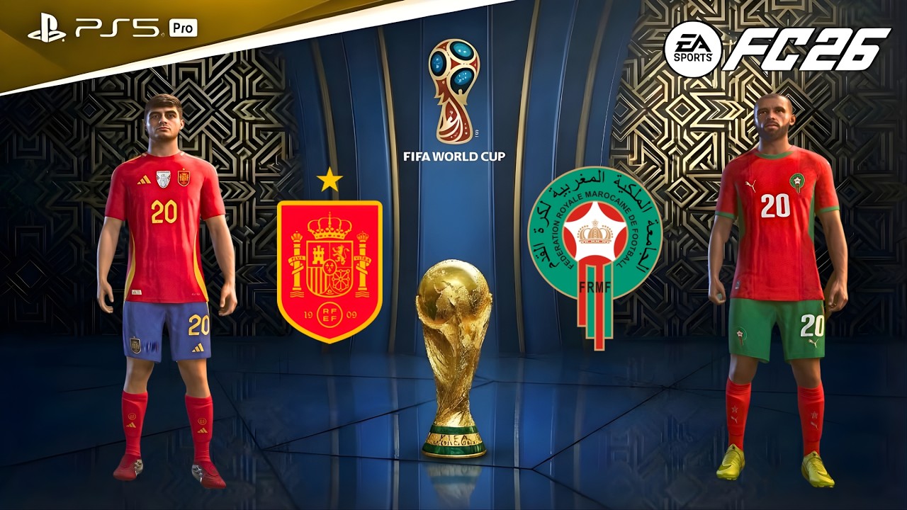 FC 26 - Morocco vs Spain | FIFA World Cup 2026 | Brahim Díaz vs Lamine Yamal epic battle