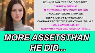 Husband CEO demanded prenup—“Not risking my future.” I agreed