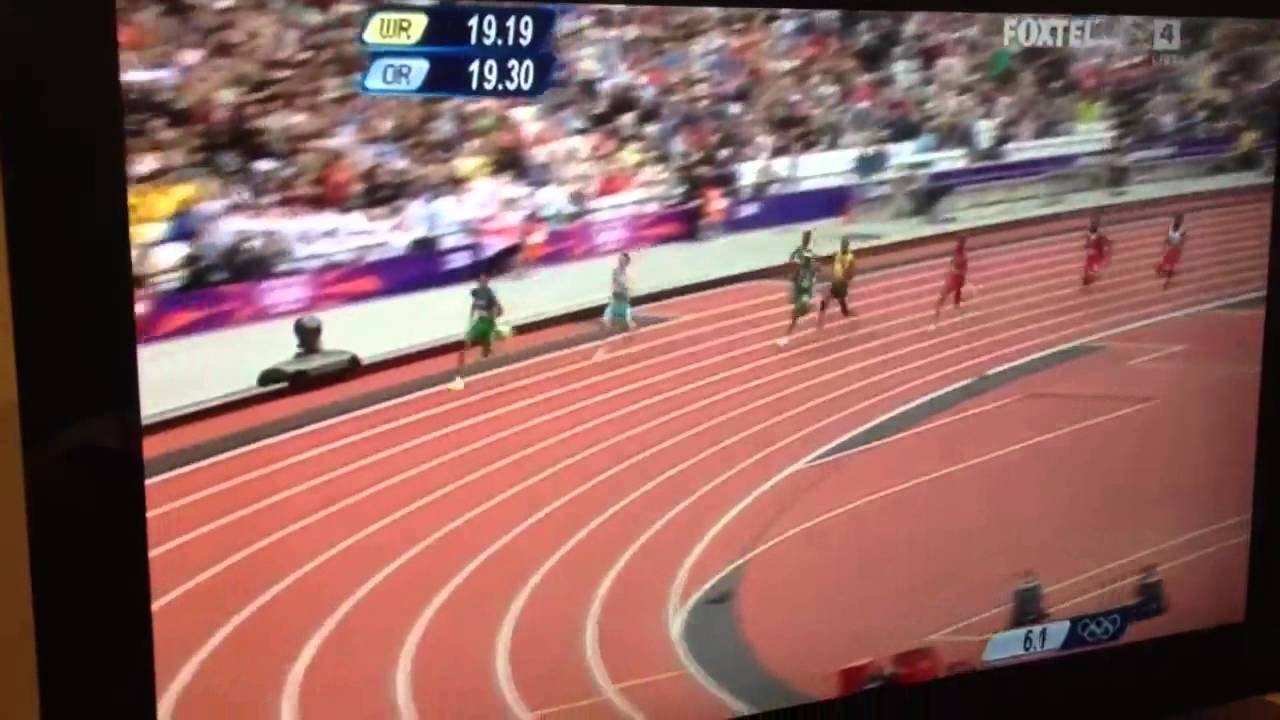 Usain Bolt 20.39 200 m Heat London Olympics