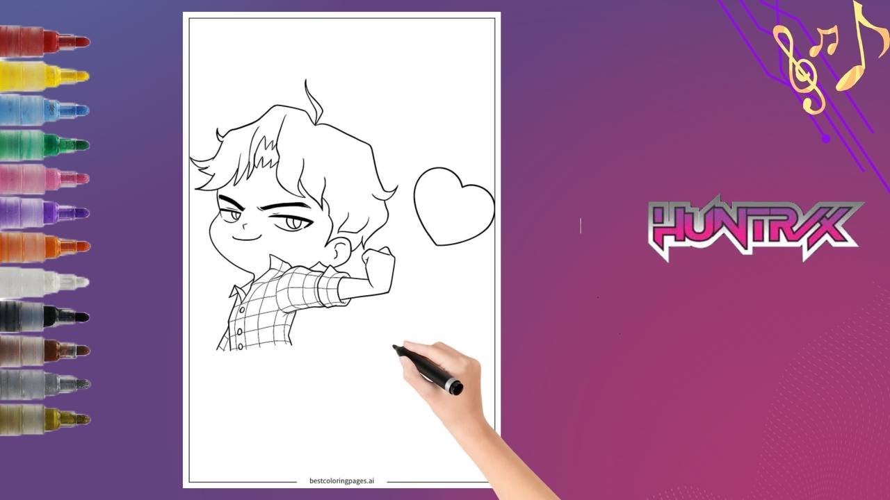 New Drawing Transition Results - Jinu is Saja Boys K-pop Demon Hunters 