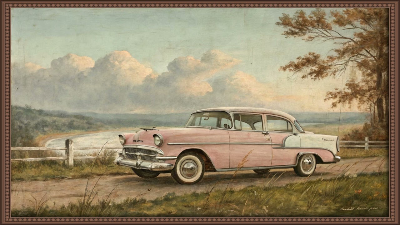 Digital Art Frame Stunning TV Wallpaper - Old Car - Art Frame Screensavers -  Art for TV