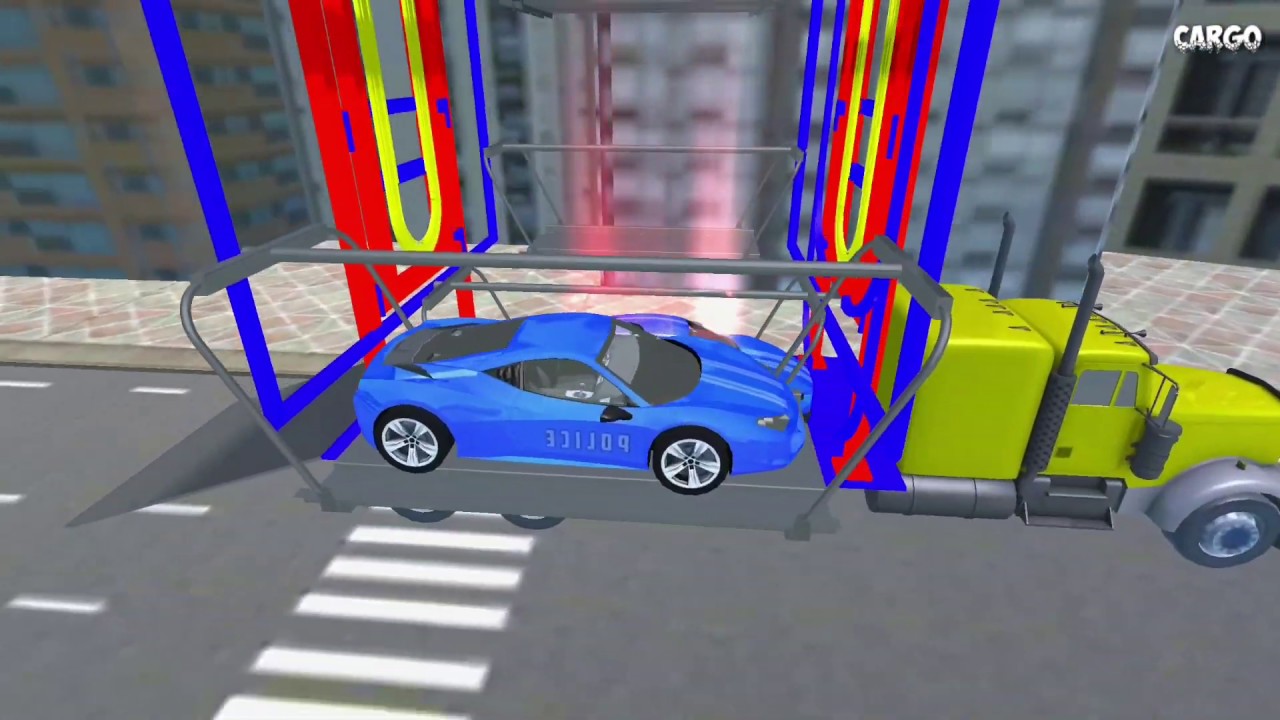 Us Police Car Multi Level Transport Truck 2020 - Android Games HD