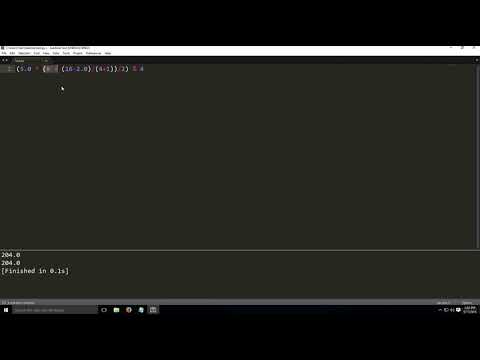 Complex Arithmetic in python