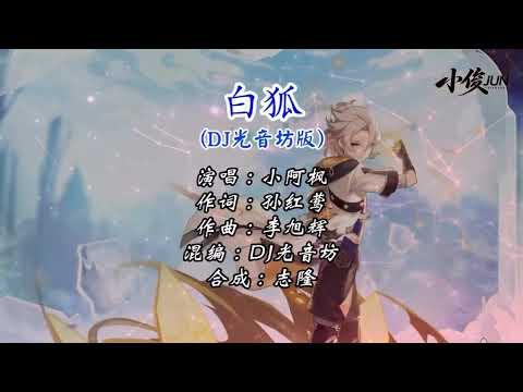 白狐(DJ光音坊版) - 小阿枫｜ KTV视频字幕版