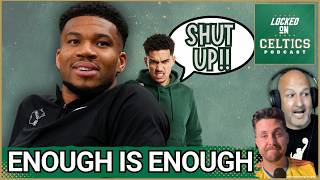 Giannis Antetokounmpo Talk FRUSTRATING Celtics Fans | Celtics Better Title Odds Than Knicks