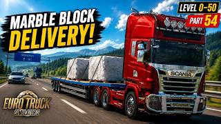 Euro Truck Simulator 2 | Marble Block Delivery 🚛 | Scania Highway Drive | Level 0–50 #54 screenshot 1