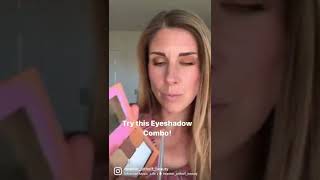 Easy Eyeshadow Look! Seint Eyeshadows- Tangerine, Sedona, Hot Chocolate, Stay Golden #eyeshadow