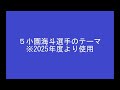 ５小園海斗選手のテーマ(歌詞変更)　※2025年2月23日より使用