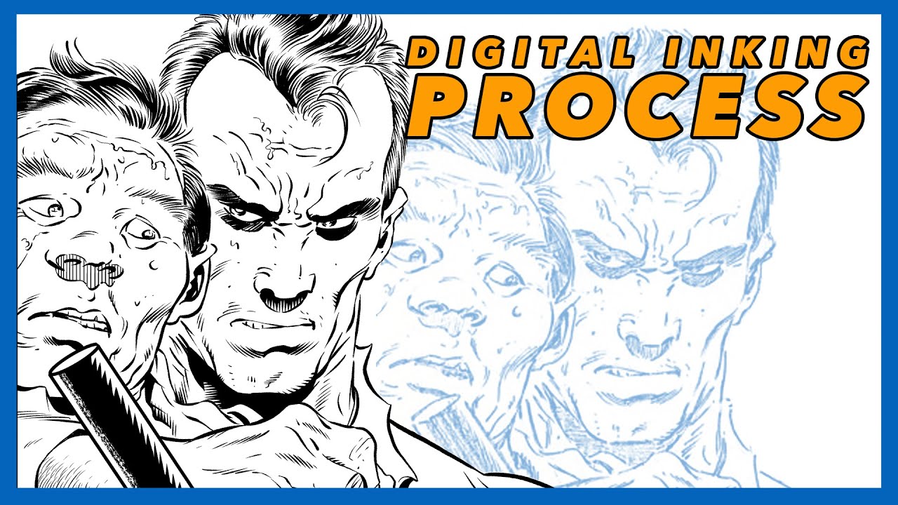 Step-By-Step Process Digital Inking