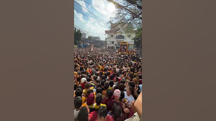 TIMELAPSE: Sea of people in Traslacion 2024
