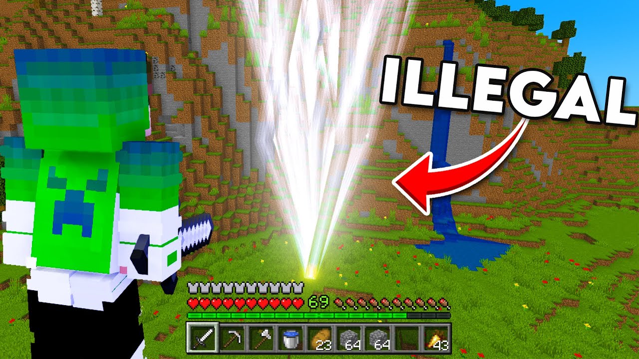 This Minecraft Lightning Is Illegal... Here's Why  #loyalsmp
