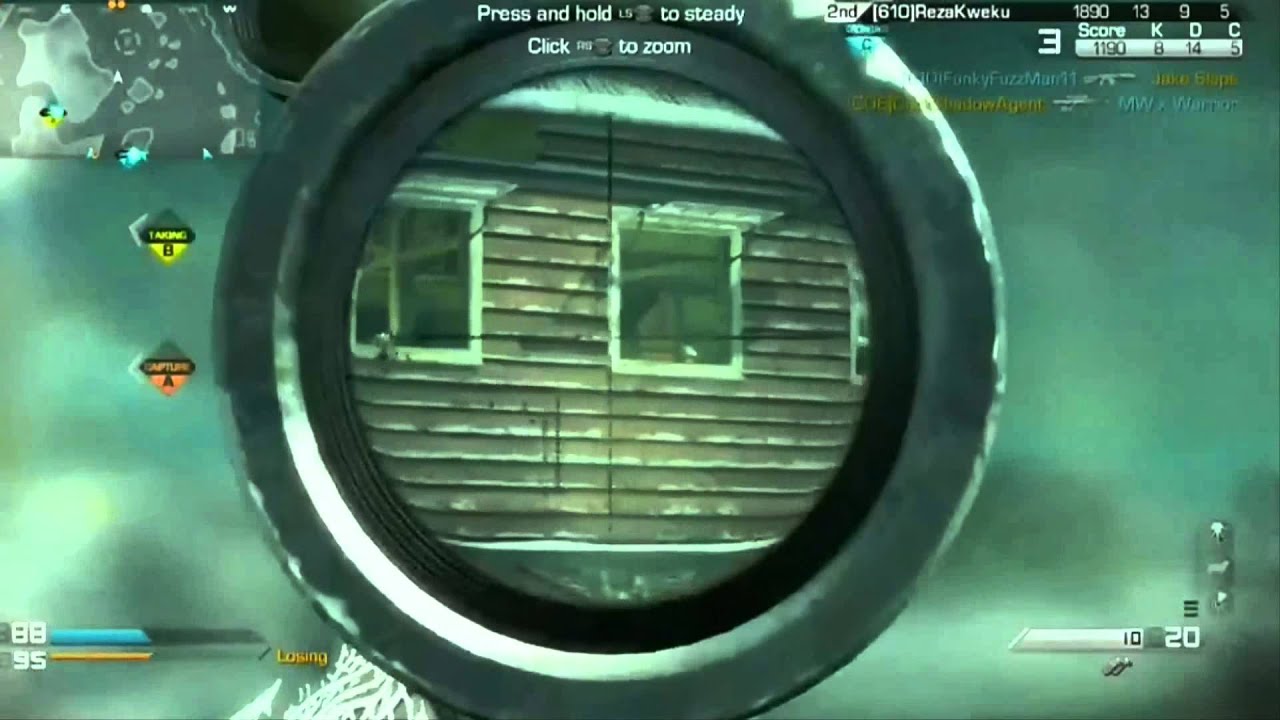 Baalin911's first triple headshot killfeed in ghosts