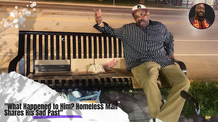 "What Happened to Him? Homeless Man Shares His Sad Past" | USA homeless crisis
