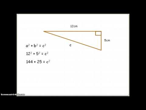 Pythagoras' Theorem Tutorial