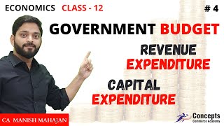 Government Budget | Revenue Expenditure and Capital Expenditure | Class 12 Macroeconomics