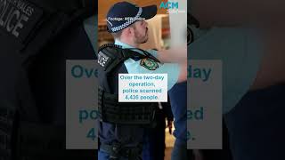 Details More than 360 charges laid, 108 weapons seized News