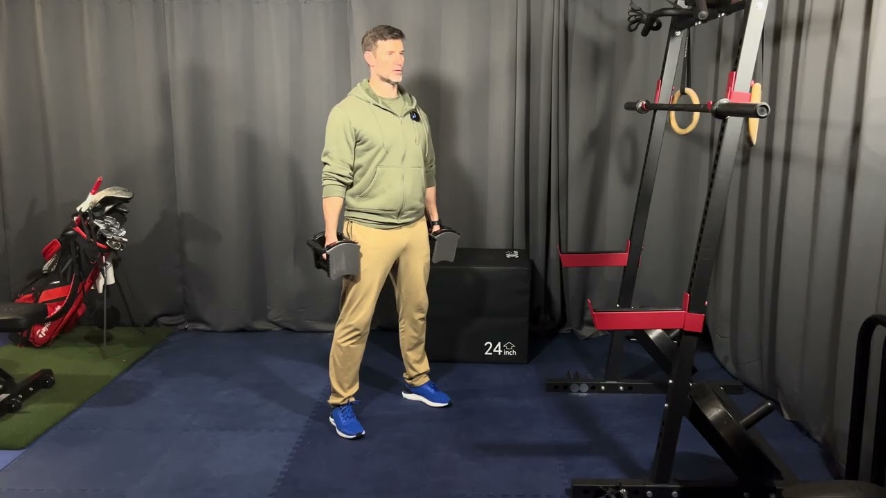 2DB Squat Yielding Isometric Hold