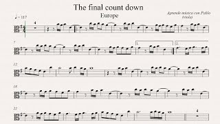 THE FINAL COUNTDOWN: Viola (partitura con playback)