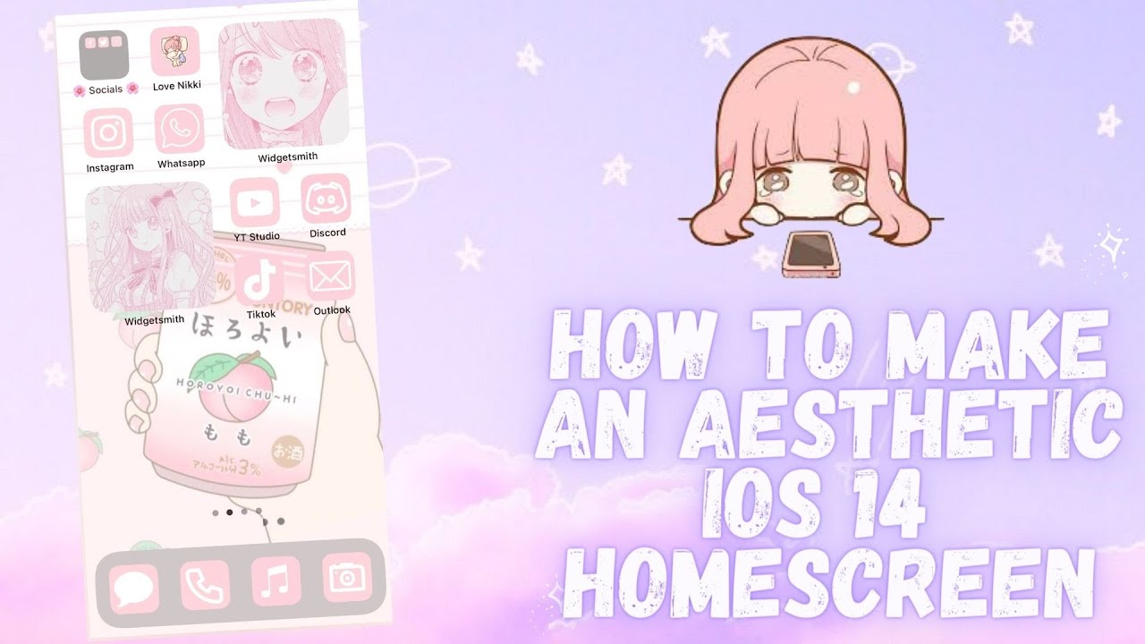 How to Make an Aesthetic IOS14 Home Screen with... - youtube