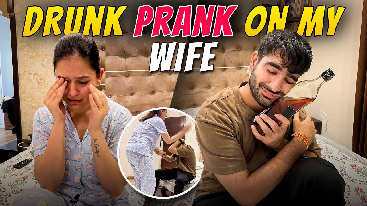 Drunk prank on my wife | She slapped me 😨|Aman and ITI vlogs