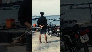 Cinematic coastal Keralam Bullet #g2bullet #enfieldindia #madrasmotors #vintagemotorcycles #castiron