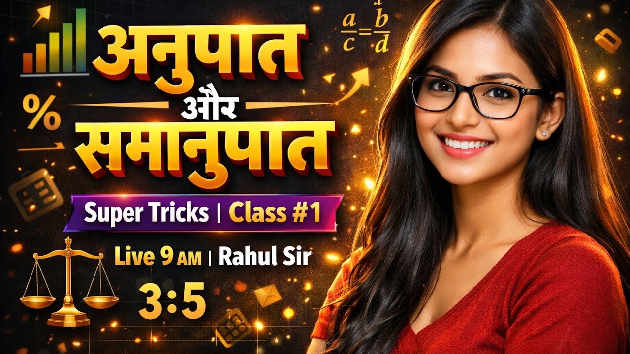 SSC GD & Railway Maths | Dhurandhar Short Trick | Fast Calculation |Ratio Proportion #1