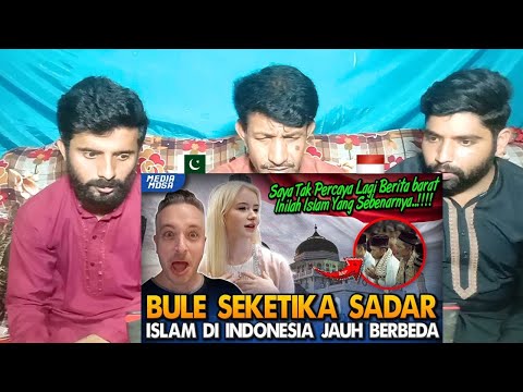 BULE SEKETIKA TERBUKA HATINYA‼️SETELAH MELIHAT MUSLIM INDONESIA TERNYATA | Pakistani Reaksi  D-R-RUE