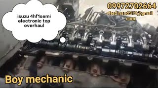  Seme electronic    Isuzu 4HF1. overheat top overhaul 