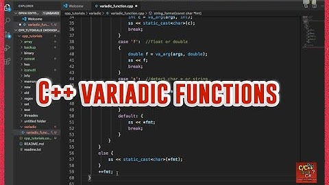 C++ Variadic Functions / Converting data types to C++ std::string