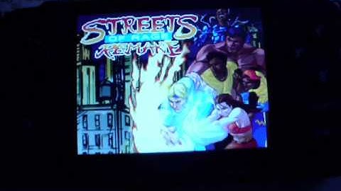BennuGD with Streets of Rage Remake v5 running on GCW Zero