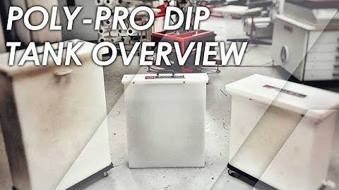 Lawson Poly-Pro Dip Tank Series for Efficient Screen Printing Reclaiming