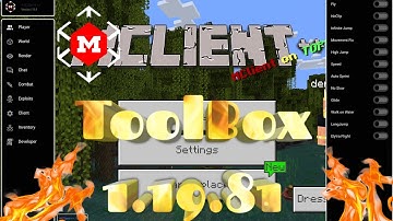 ToolBox Premium MClient MINECRAFT 1.19.81