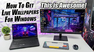 Amazing Animated Desktop Wallpapers! Use Live Wallpapers With Windows 11 Or  10 - YouTube