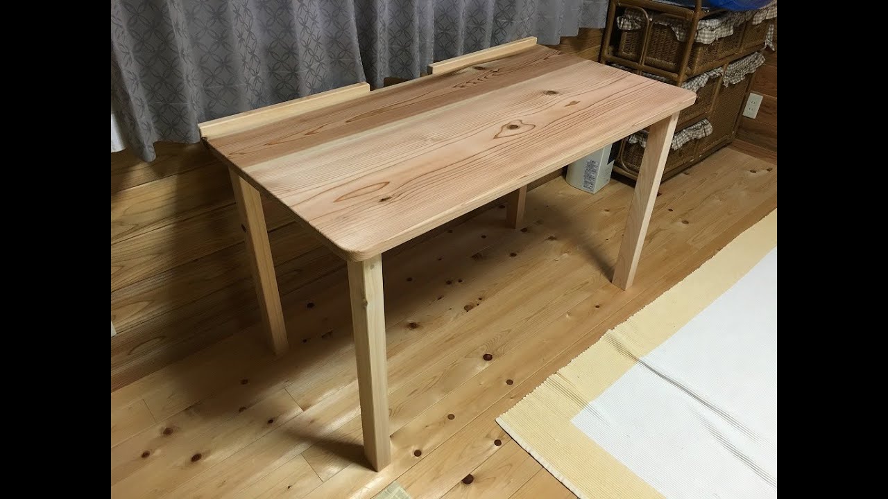 パソコンデスク Pcラック を シンプルに作ってみた 神谷木工のdiy家具教室 Youtube