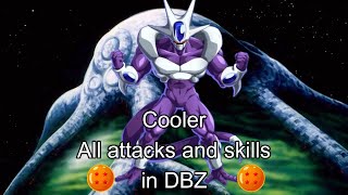 Cooler - All Attacks And Skills In Dragon Ball