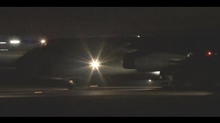 *Rare* USAF C5M Super Galaxy Night Landing at Prestwick Airport
