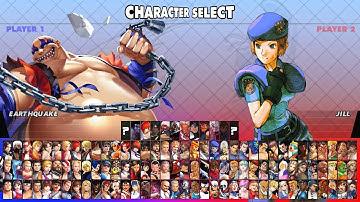 Capcom vs SNK Evolution Rev 2 Mugen - Earthquake VS Jill Valentine - Gameplay